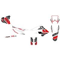 Kit de decoración para motocross Derbi Senda R X-Treme 50 Comics color blanco 2010-2013